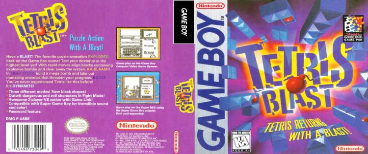 Tetris Blast - Game Boy | VideoGameX