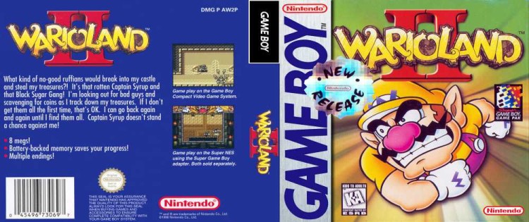 Wario Land II - Game Boy | VideoGameX