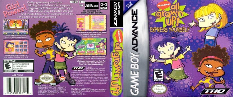 All Grown Up! Express Yourself - Game Boy Advance | VideoGameX