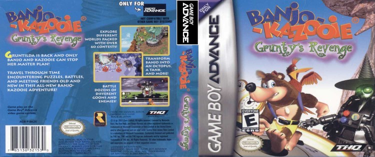 Banjo-Kazooie: Grunty's Revenge - Game Boy Advance | VideoGameX