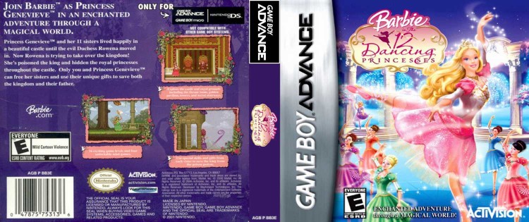 Barbie in The 12 Dancing Princesses - Game Boy Advance | VideoGameX