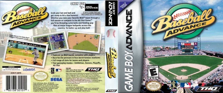 Baseball Advance - Game Boy Advance | VideoGameX