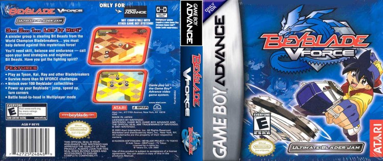 Beyblade VForce: Ultimate Blader Jam - Game Boy Advance | VideoGameX