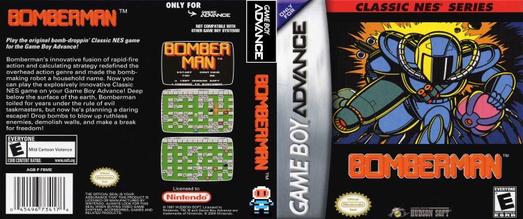 Classic NES Series: Bomberman - Game Boy Advance | VideoGameX