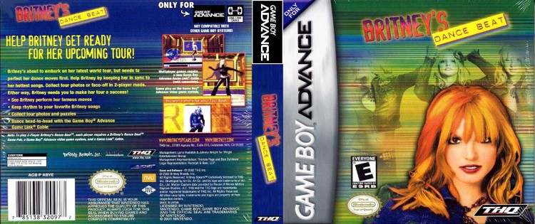 Britney's Dance Beat - Game Boy Advance | VideoGameX