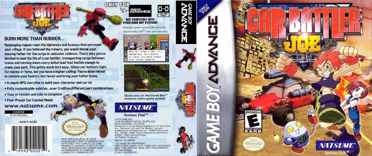 Car Battler Joe - Game Boy Advance | VideoGameX