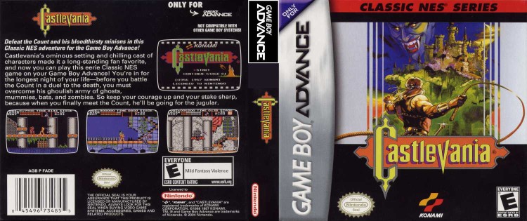 Classic NES Series: Castlevania - Game Boy Advance | VideoGameX
