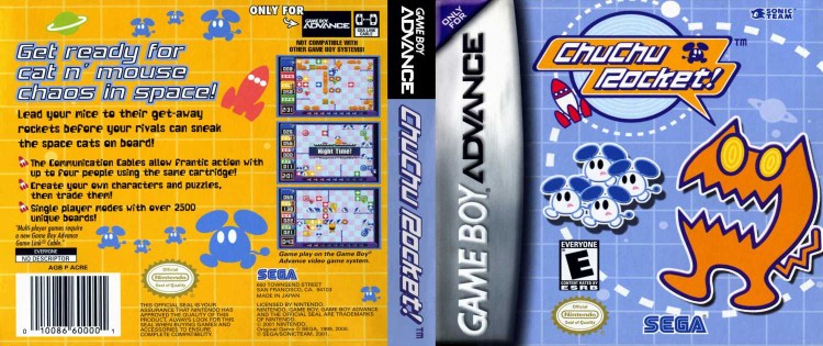 ChuChu Rocket! - Game Boy Advance | VideoGameX