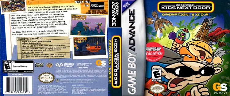 Codename: Kids Next Door - Operation: S.O.D.A. - Game Boy Advance | VideoGameX