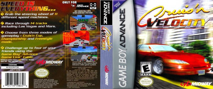 Cruis'n Velocity - Game Boy Advance | VideoGameX