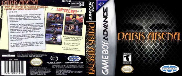Dark Arena - Game Boy Advance | VideoGameX