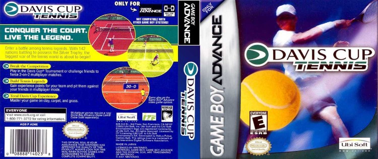 Davis Cup Tennis - Game Boy Advance | VideoGameX
