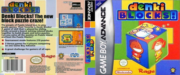 Denki Blocks! - Game Boy Advance | VideoGameX