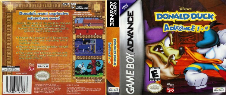 Donald Duck Advance, Disney's - Game Boy Advance | VideoGameX