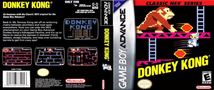 Classic NES Series: Donkey Kong - Game Boy Advance | VideoGameX