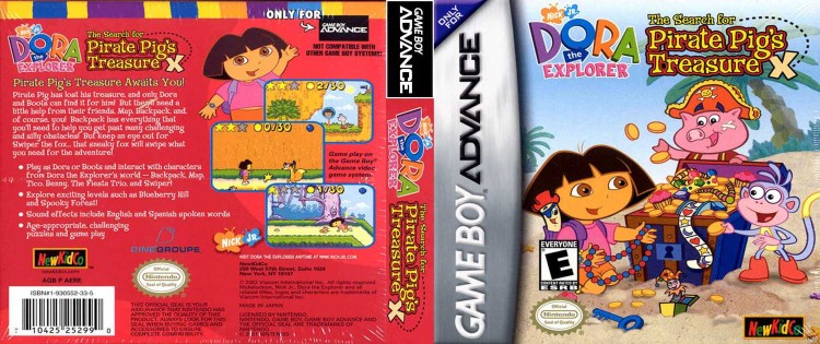 Dora the Explorer: The Hunt for Pirate Pig's Treasure - Game Boy Advance | VideoGameX