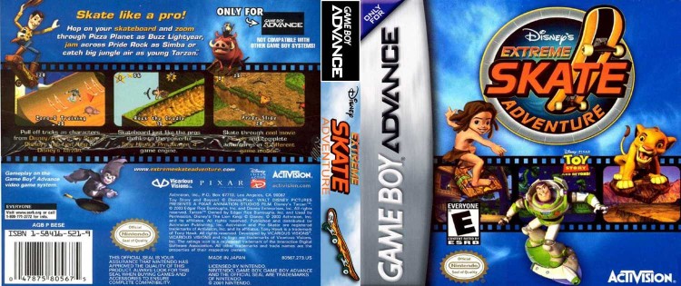 Extreme Skate Adventure, Disney's - Game Boy Advance | VideoGameX
