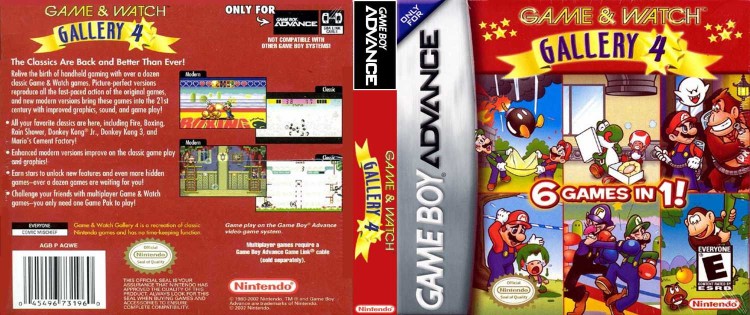 Game & Watch Gallery 4 - Game Boy Advance | VideoGameX