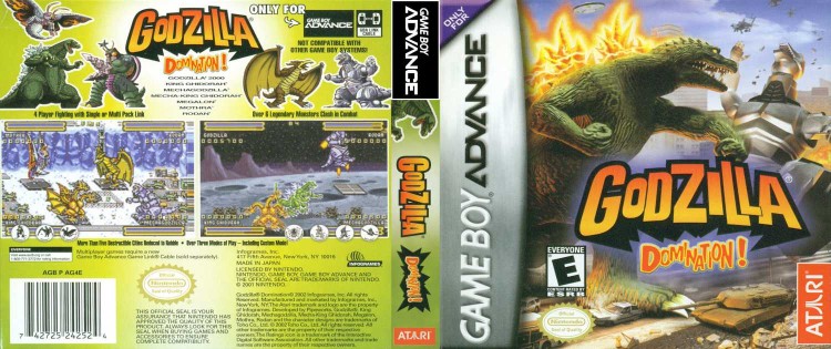 Godzilla: Domination! - Game Boy Advance | VideoGameX