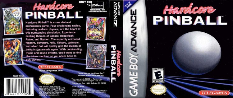 Hardcore Pinball - Game Boy Advance | VideoGameX