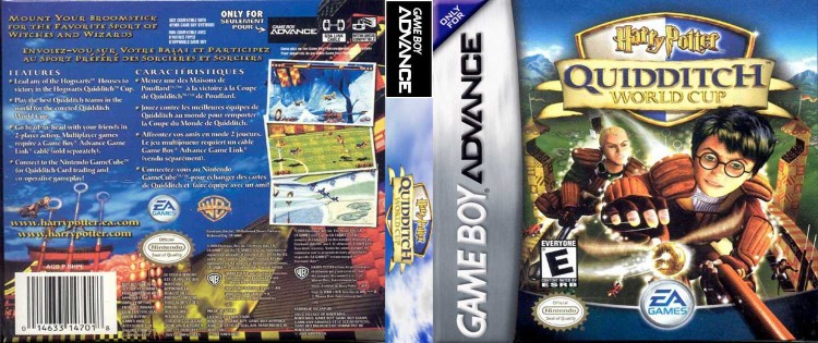Harry Potter: Quidditch World Cup - Game Boy Advance | VideoGameX
