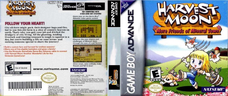 Harvest Moon: More Friends of Mineral Town - Game Boy Advance | VideoGameX