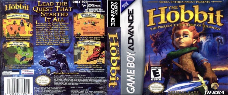 Hobbit, The - Game Boy Advance | VideoGameX