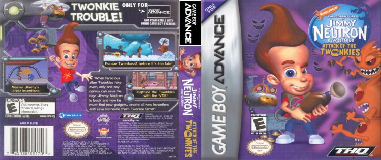 Jimmy Neutron Boy Genius: Attack of the Twonkies - Game Boy Advance | VideoGameX