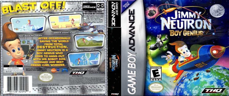 Jimmy Neutron Boy Genius - Game Boy Advance | VideoGameX