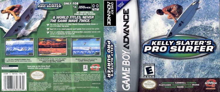 Kelly Slater's Pro Surfer - Game Boy Advance | VideoGameX