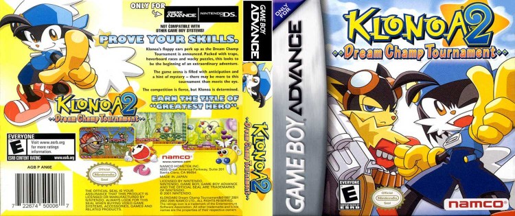 Klonoa 2: Dream Champ Tournament - Game Boy Advance | VideoGameX