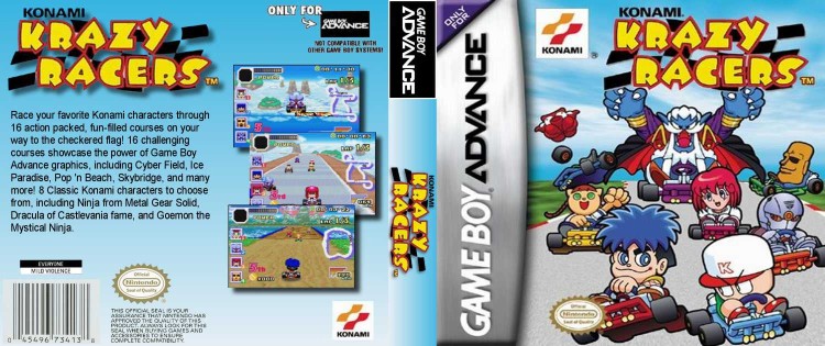 Konami Krazy Racers - Game Boy Advance | VideoGameX