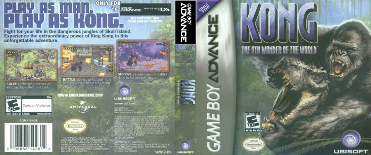 Kong: The 8th Wonder of the World - Game Boy Advance | VideoGameX