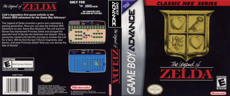 Classic NES Series: Legend of Zelda - Game Boy Advance | VideoGameX