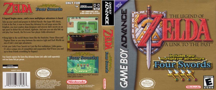 Legend of Zelda: A Link to the Past & Four Swords - Game Boy Advance | VideoGameX