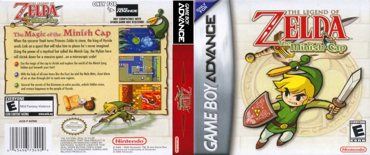 Legend of Zelda: Minish Cap - Game Boy Advance | VideoGameX