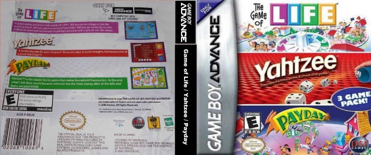 Life / Yahtzee / Payday - Game Boy Advance | VideoGameX