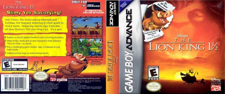 Lion King 1 1/2, Disney's - Game Boy Advance | VideoGameX