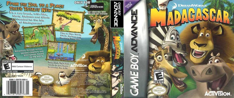 Madagascar - Game Boy Advance | VideoGameX