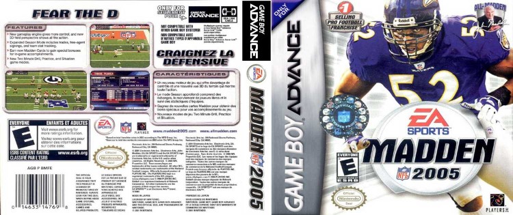 Madden NFL 2005 - Game Boy Advance | VideoGameX