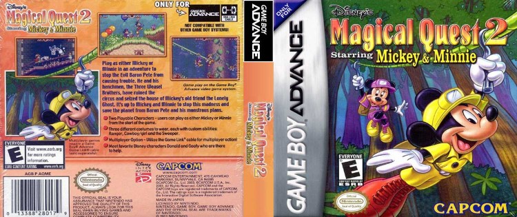 Magical Quest 2, Disney's: Starring Mickey & Minnie - Game Boy Advance | VideoGameX