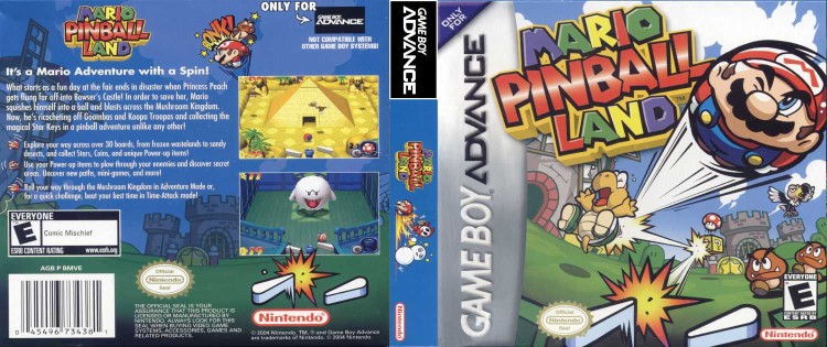 Mario Pinball Land - Game Boy Advance | VideoGameX