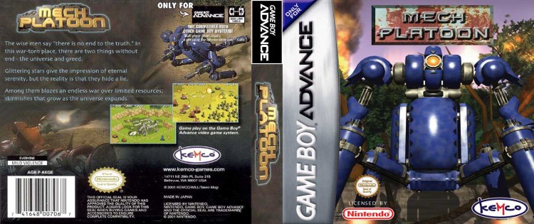 Mech Platoon - Game Boy Advance | VideoGameX