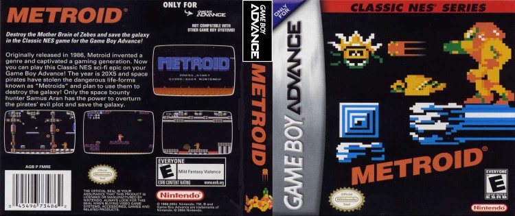 Classic NES Series: Metroid - Game Boy Advance | VideoGameX