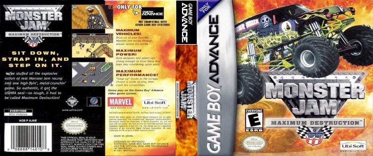 Monster Jam: Maximum Destruction - Game Boy Advance | VideoGameX