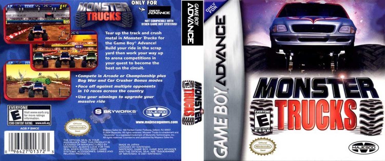 Monster Trucks - Game Boy Advance | VideoGameX