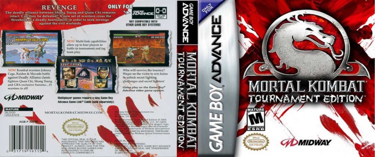 Mortal Kombat: Tournament Edition - Game Boy Advance | VideoGameX