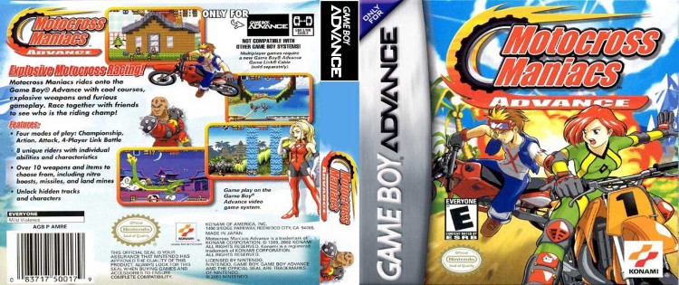 Motocross Maniacs Advance - Game Boy Advance | VideoGameX