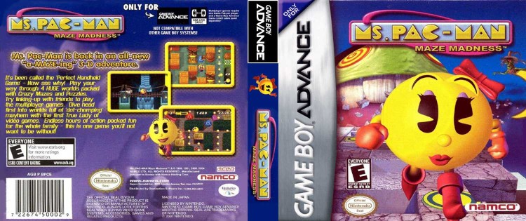 Ms. Pac-Man: Maze Madness - Game Boy Advance | VideoGameX
