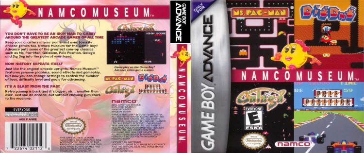 Namco Museum - Game Boy Advance | VideoGameX